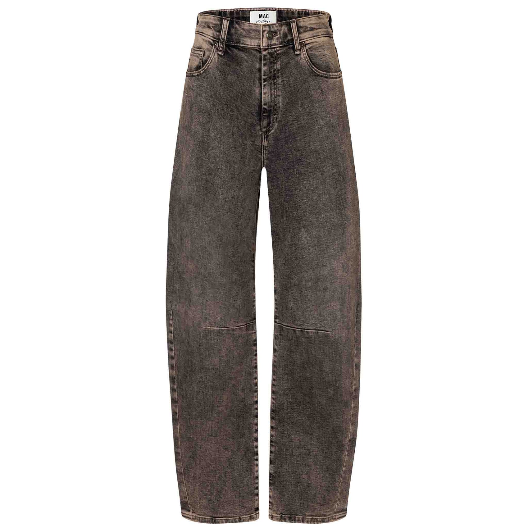 Mac Jeans Dakota Barrel Brown Crincle | Tall