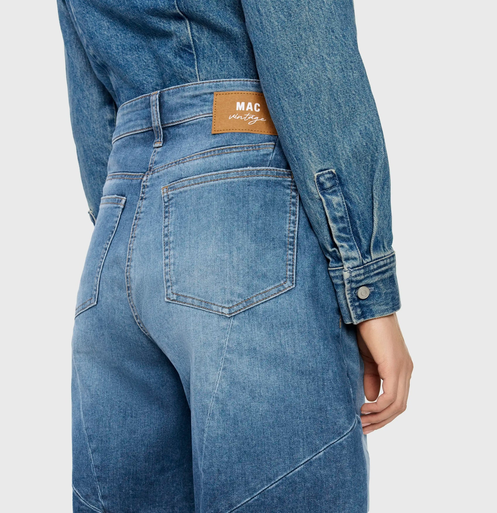 Mac Jeans Dakota Barrel Fashion Blue | Tall
