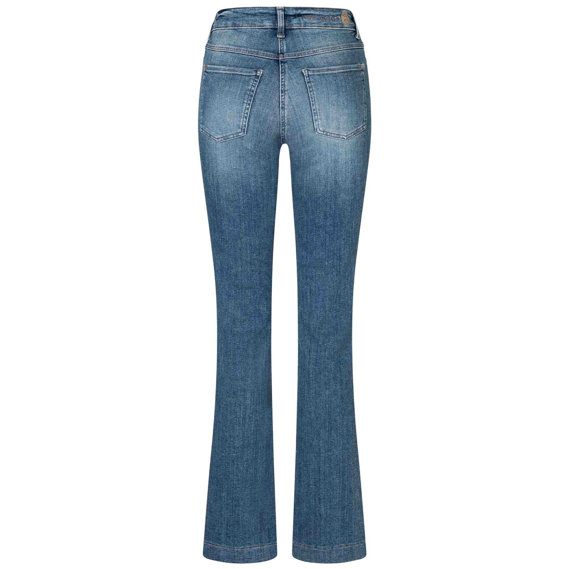 Mac Jeans Dream Boot Auth Fancy Blue | Tall | Achteraanzicht | lengte 36