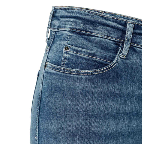 Mac Jeans Dream Boot Auth Mid Blue, tall jeans voor lange vrouwen, vooraanzicht