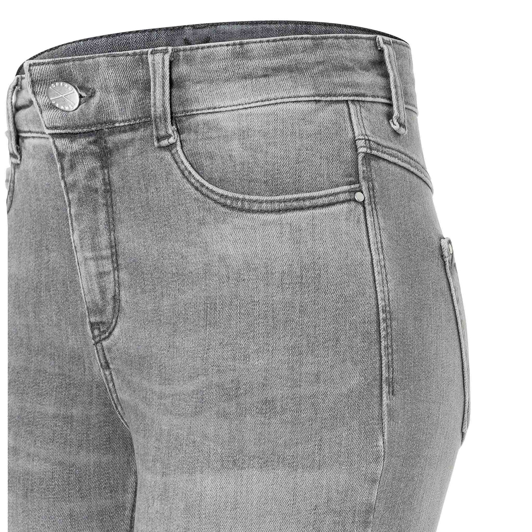 Mac Jeans Dream Boot Mid Grey, tall jeans voor lange vrouwen, vooraanzicht