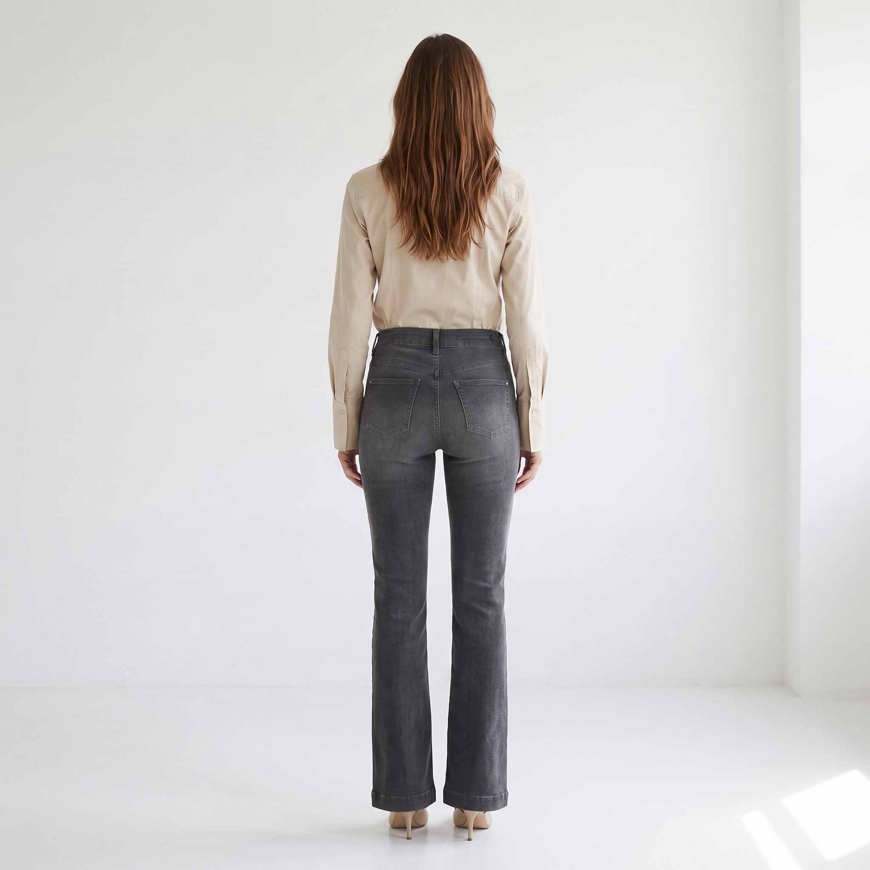 Mac Jeans Dream Boot Auth Soft Grey | Tall
