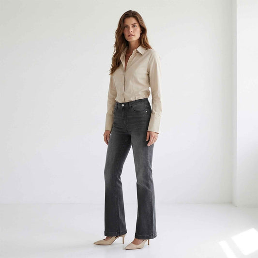 Mac Jeans Dream Boot Auth Soft Grey | Tall