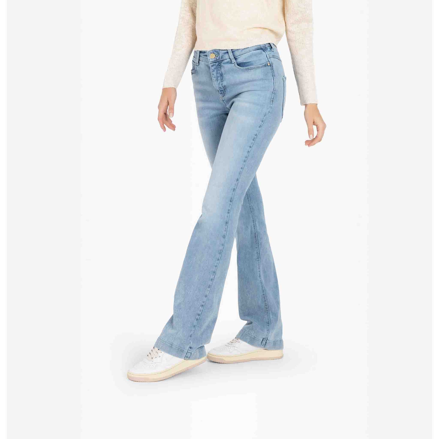 Mac Jeans Dream Boot Summer Blue, tall jeans voor lange vrouwen