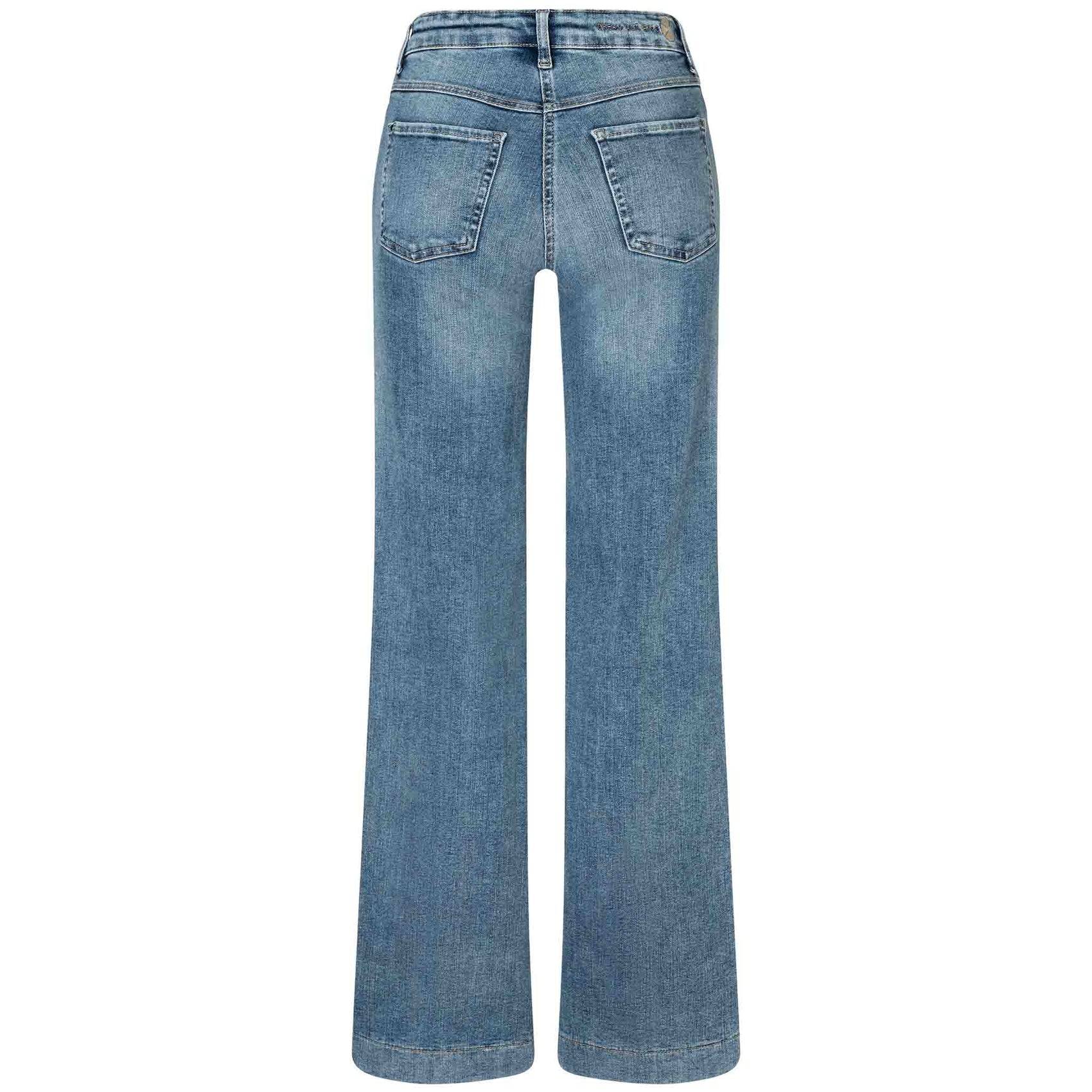 Tall Mac Jeans Dream Wide Authentic Sky Blue | achterkant | lange lengte