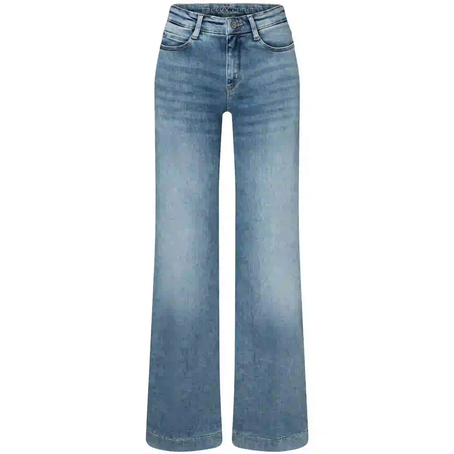 Tall Mac Jeans Dream Wide Authentic Sky Blue | voorzijde | lange dames