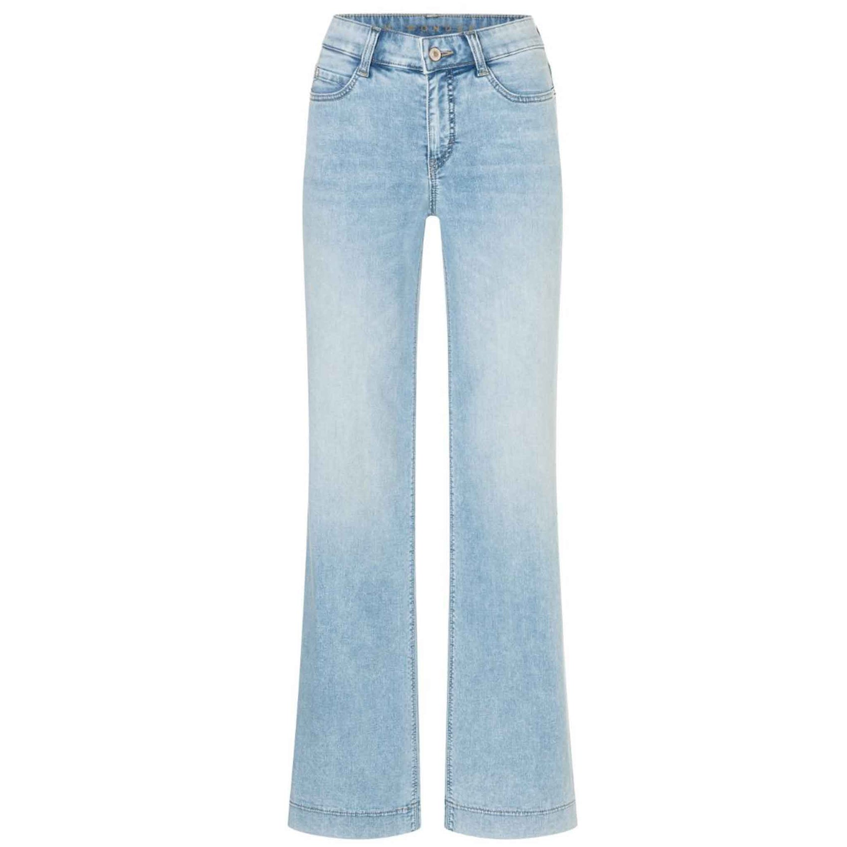 Mac Jeans Dream Wide Light Azure Blue, tall jeans voor lange vrouwen