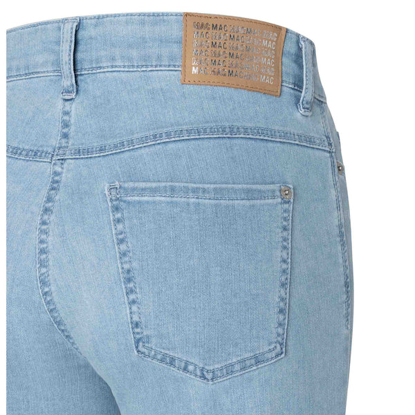 Mac Jeans Dream Wide Sun Bleached Auth, jeans in tall met lange benen, achteraanzicht
