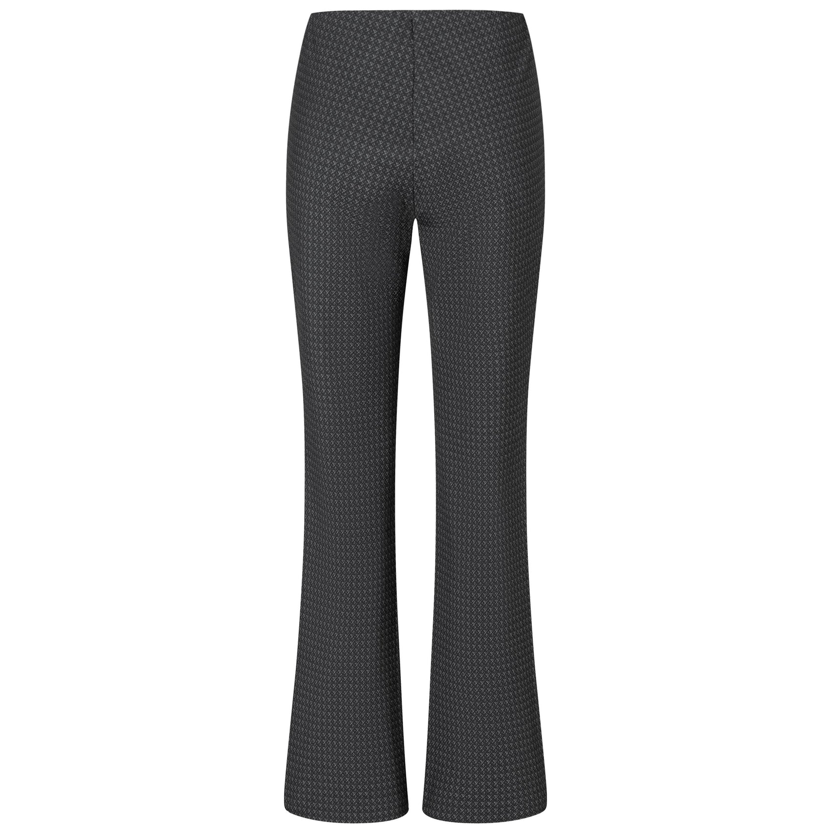 Mac Jeans Flare Dark Grey, jeans in tall met lange benen, achteraanzicht