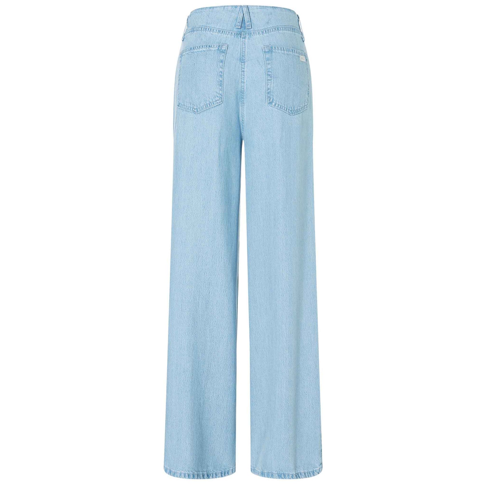Mac Jeans Naila Essential Blue, jeans in tall met lange benen, achteraanzicht