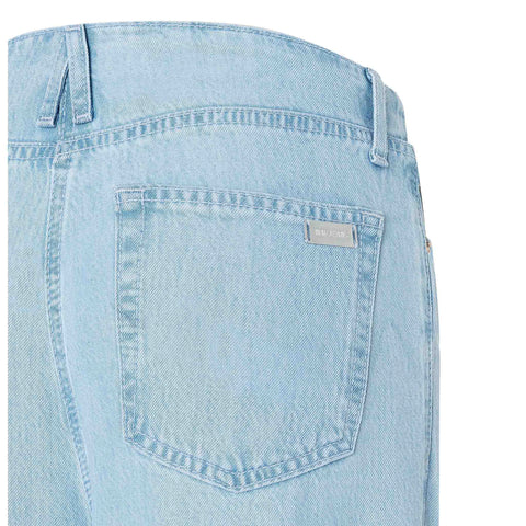 Mac Jeans Naila Essential Blue, jeans in tall met lange benen, achteraanzicht