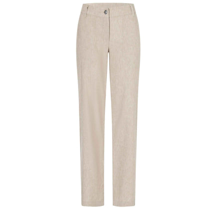 Mac Broek Nora Stripe Taupe