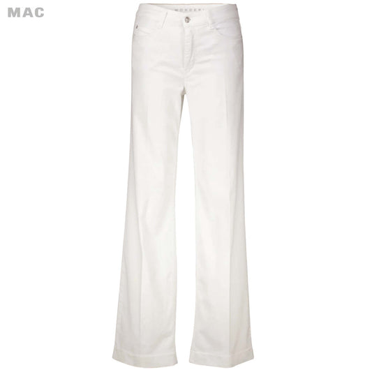Mac Jeans Rich Palazzo Antique White lange vrouwen tall