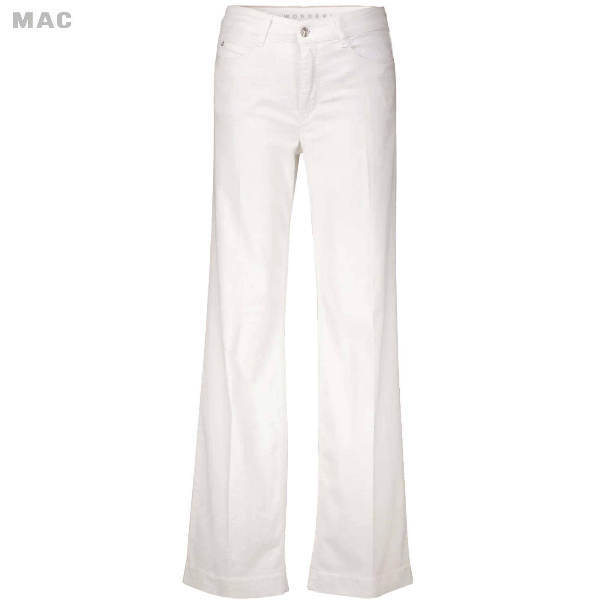 Mac Jeans Rich Palazzo Antique White | Tall