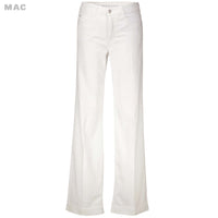 Mac Jeans Rich Palazzo Antique White | Tall