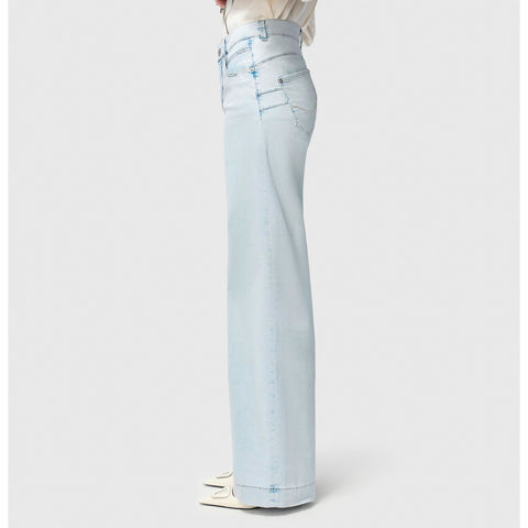 Mac Jeans Rich Palazzo Bleached Japan, tall jeans voor lange vrouwen