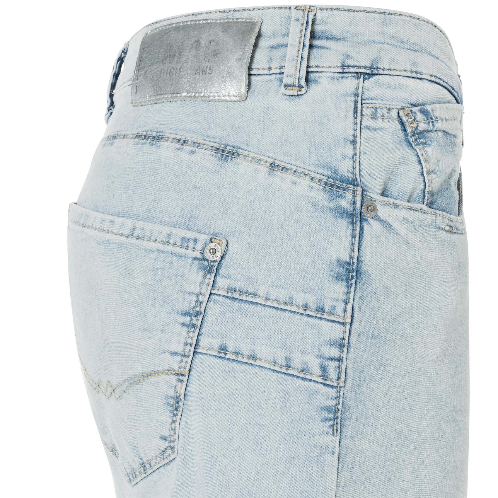 Mac Jeans Rich Palazzo Bleached Japan, tall jeans voor lange vrouwen