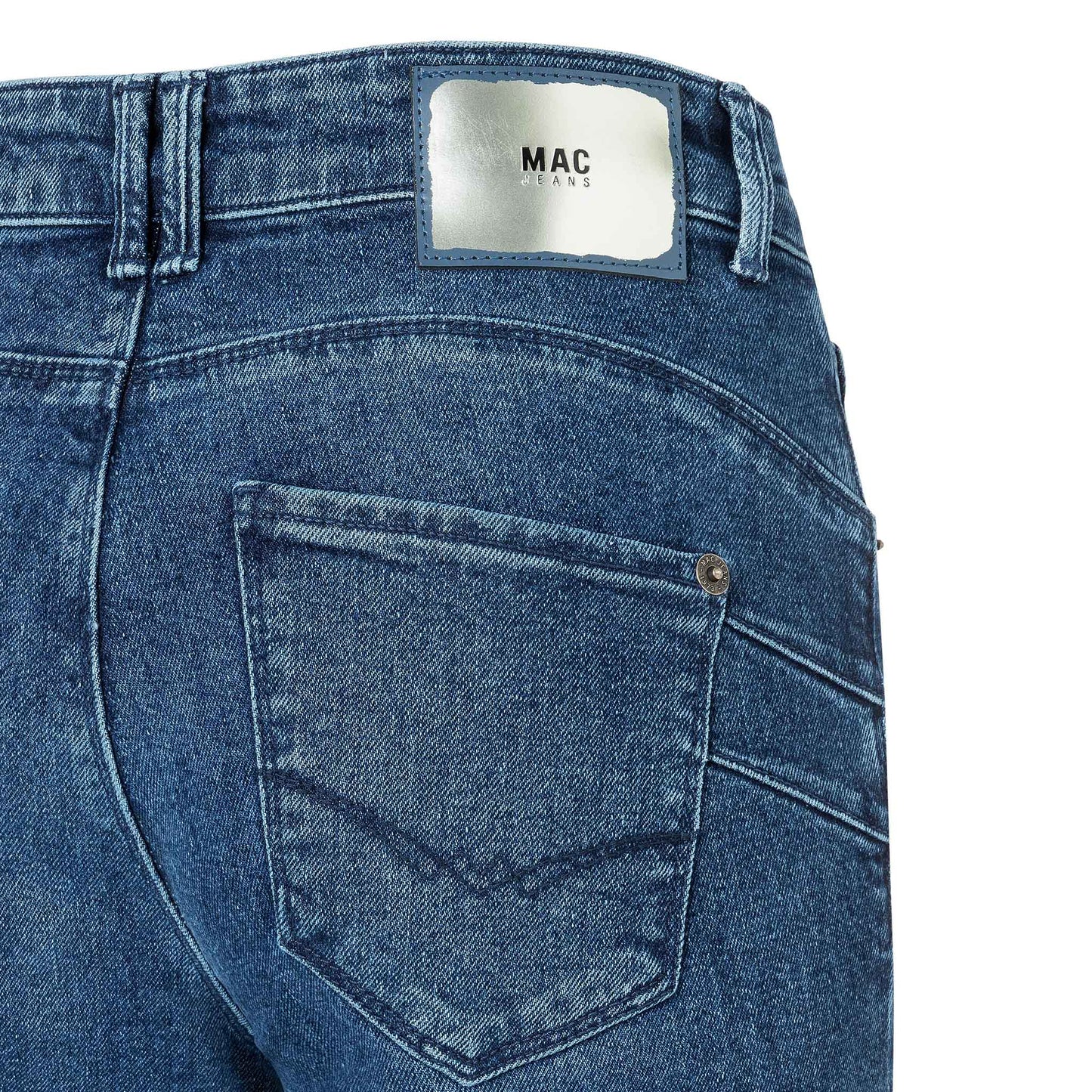 Mac Jeans Rich Palazzo Classy Midblue | Tall