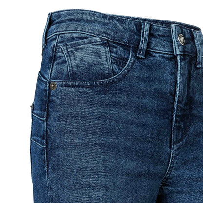 Mac Jeans Rich Palazzo Classy Midblue | Tall