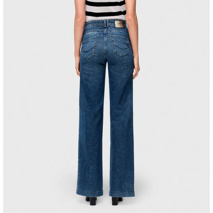 Mac Jeans Rich Palazzo Classy Midblue | Tall