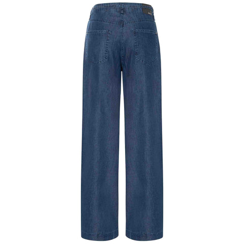 Mac Broek Wendy Tencel Simply Blue | Tall
