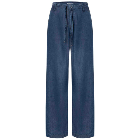 Mac Broek Wendy Tencel Simply Blue | Tall