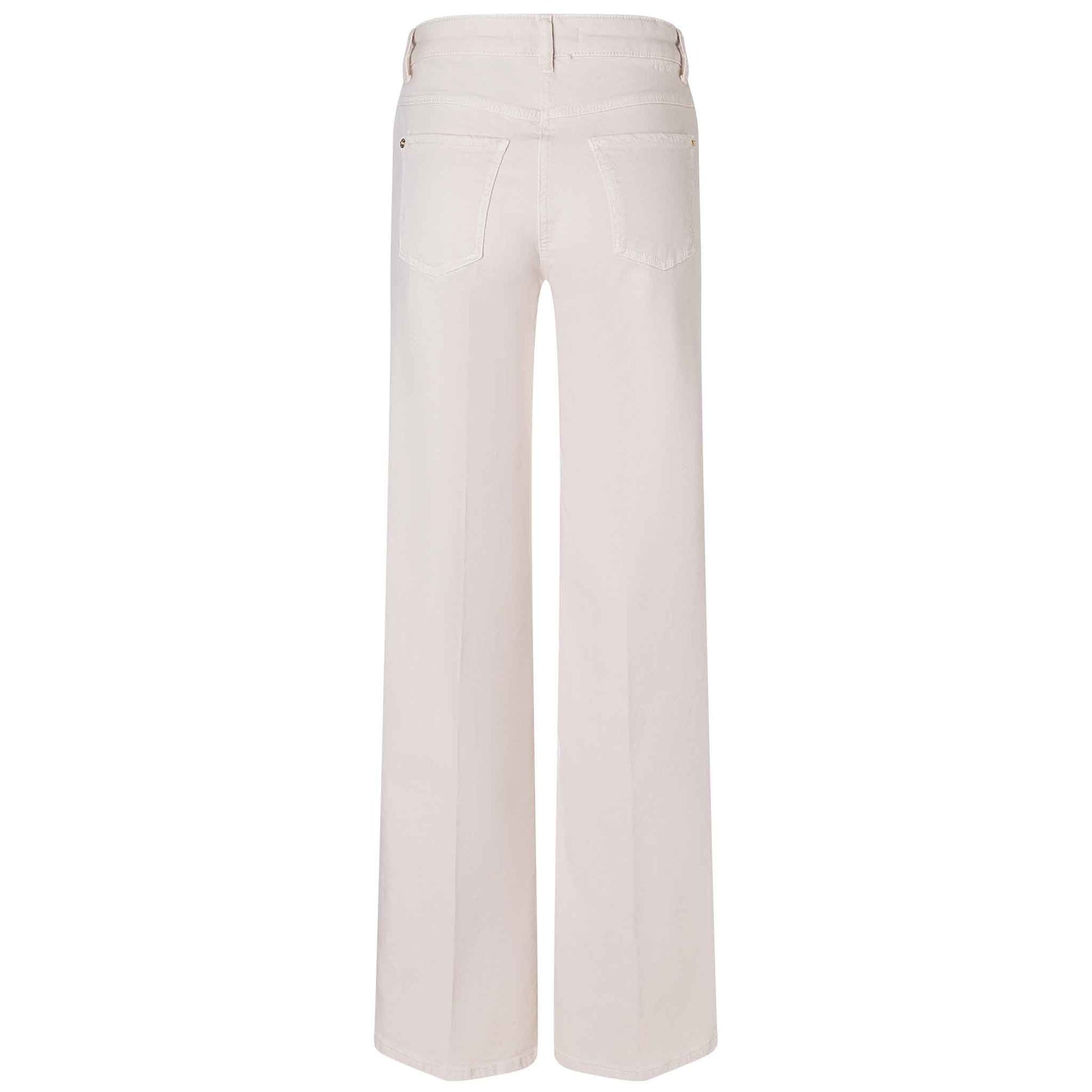 Mac Jeans Dream Wide Antique White, jeans in tall met lange benen, achteraanzicht