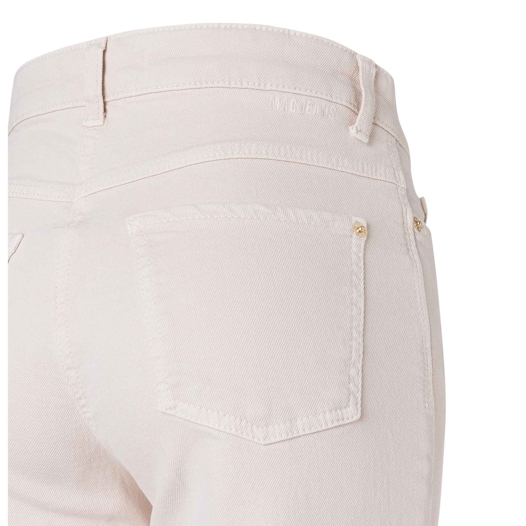 Mac Jeans Dream Wide Antique White, jeans in tall met lange benen, achteraanzicht