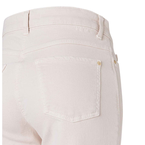 Mac Jeans Dream Wide Antique White, jeans in tall met lange benen, achteraanzicht