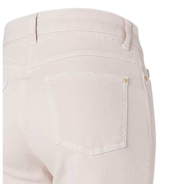 Mac Jeans Dream Wide Antique White, jeans in tall met lange benen, achteraanzicht