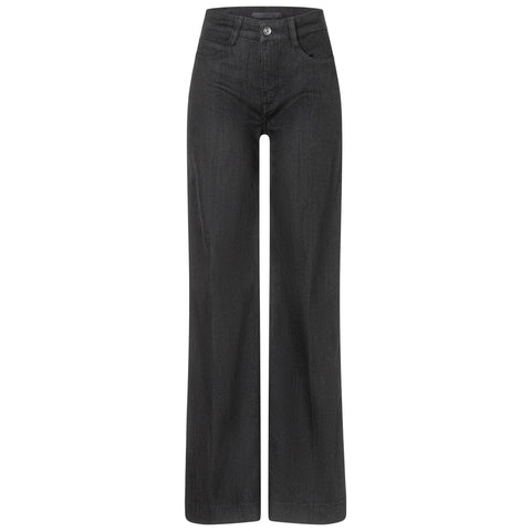 Mac Jeans Wide Zwart, tall jeans voor lange vrouwen