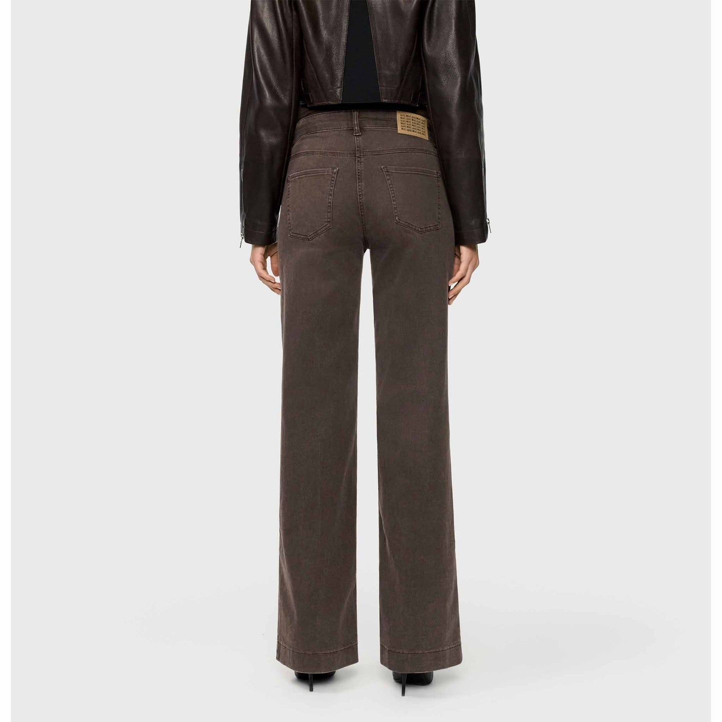Mac Jeans Wide Brown Stone | Tall