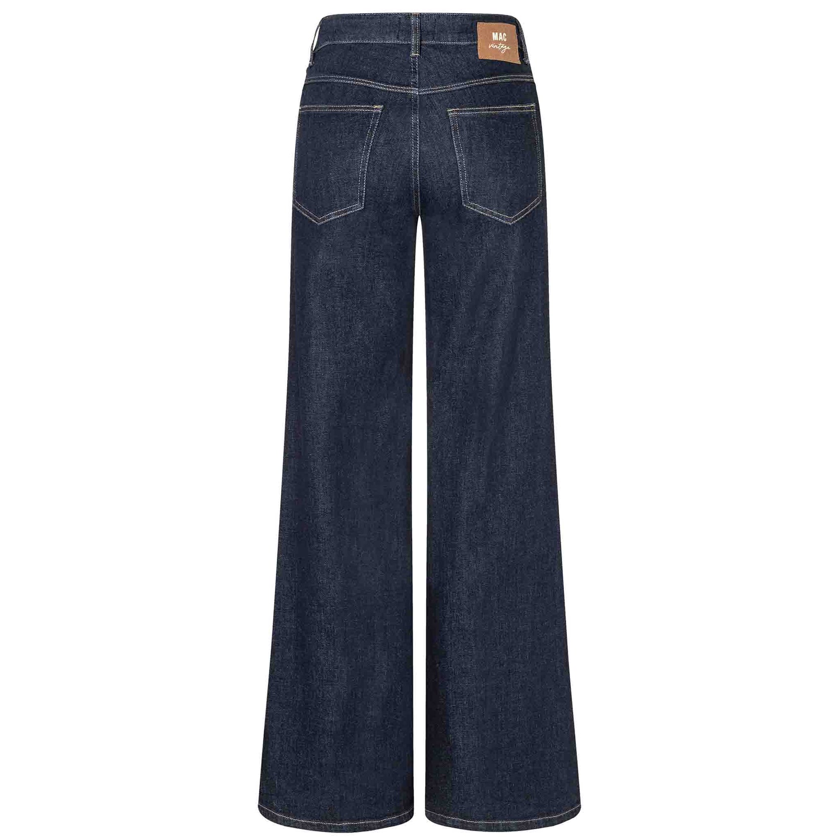 Mac Jeans Wide Flare Fashion Rinsed | Long
