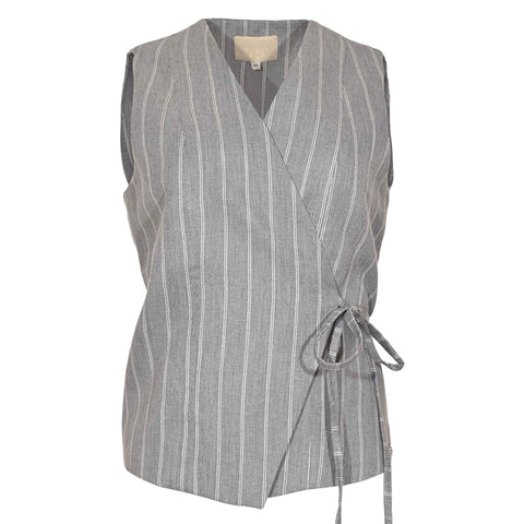 ZiZo Gilet Sophia Silver Stripe, tall kleding voor lange vrouwen
