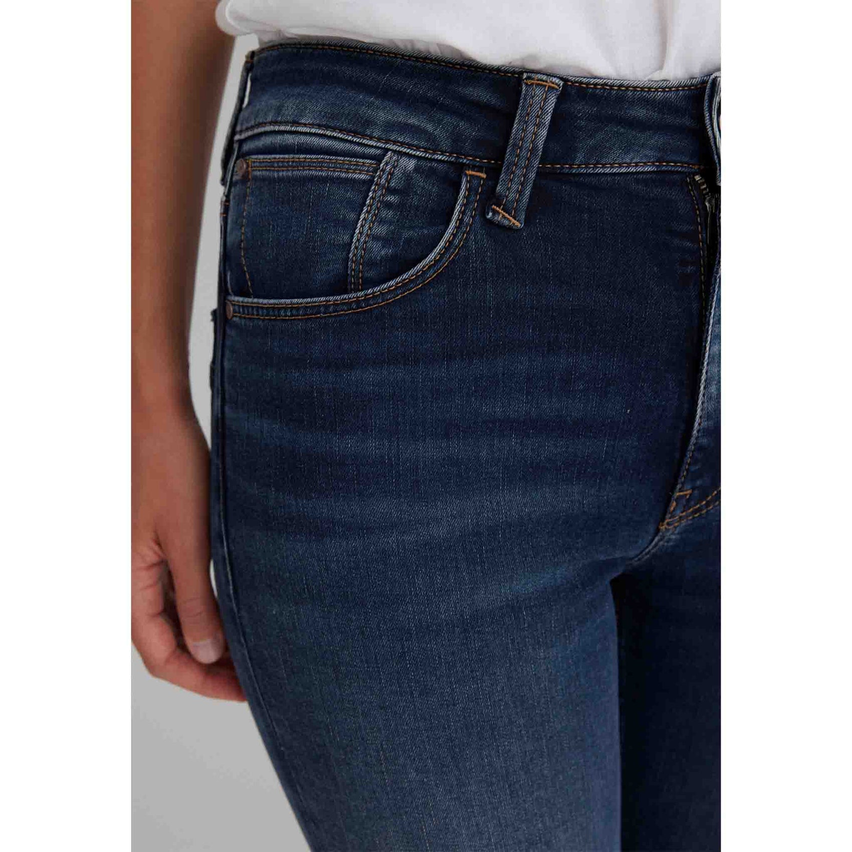 Mavi Jeans Kendra Ink Brushed, tall jeans voor lange vrouwen, vooraanzicht