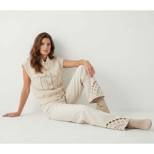 Mavi Jeans Malibu Cream Cutout | Tall