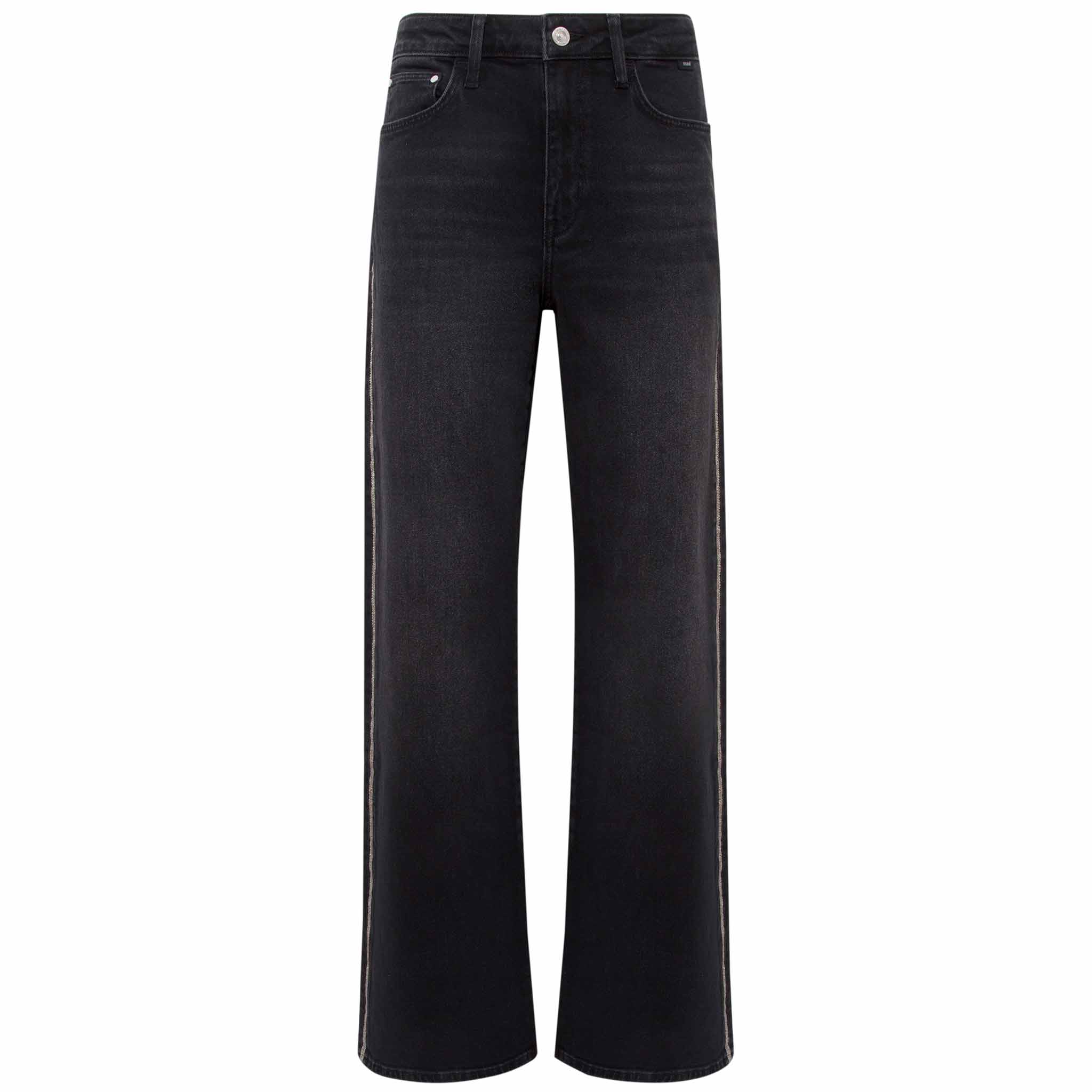 Tall jeans Mavi Malibu Dark Smoke Glitterbies voor