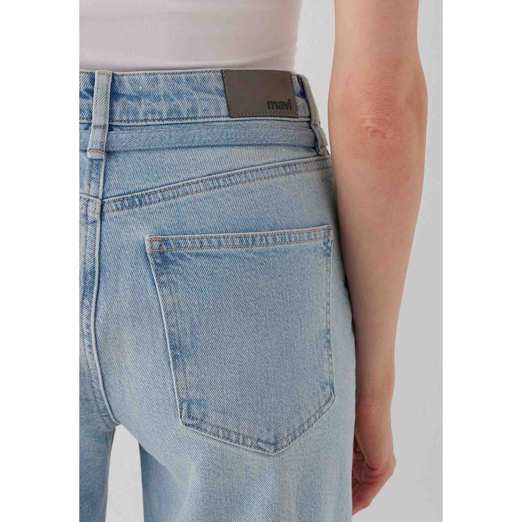 Mavi Jeans Malibu Belt Lt Brushed | Tall