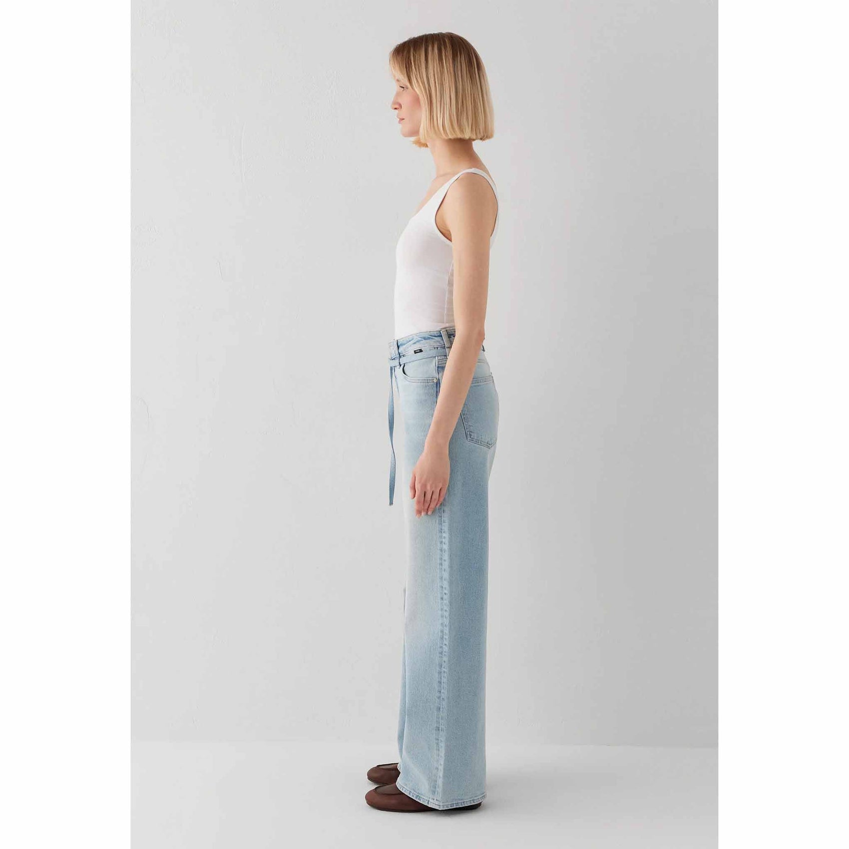 Mavi Jeans Malibu Belt Lt Brushed | Tall