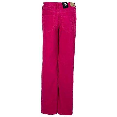 Mavi Jeans Miracle Shocking Pink, jeans in tall met lange benen, achteraanzicht