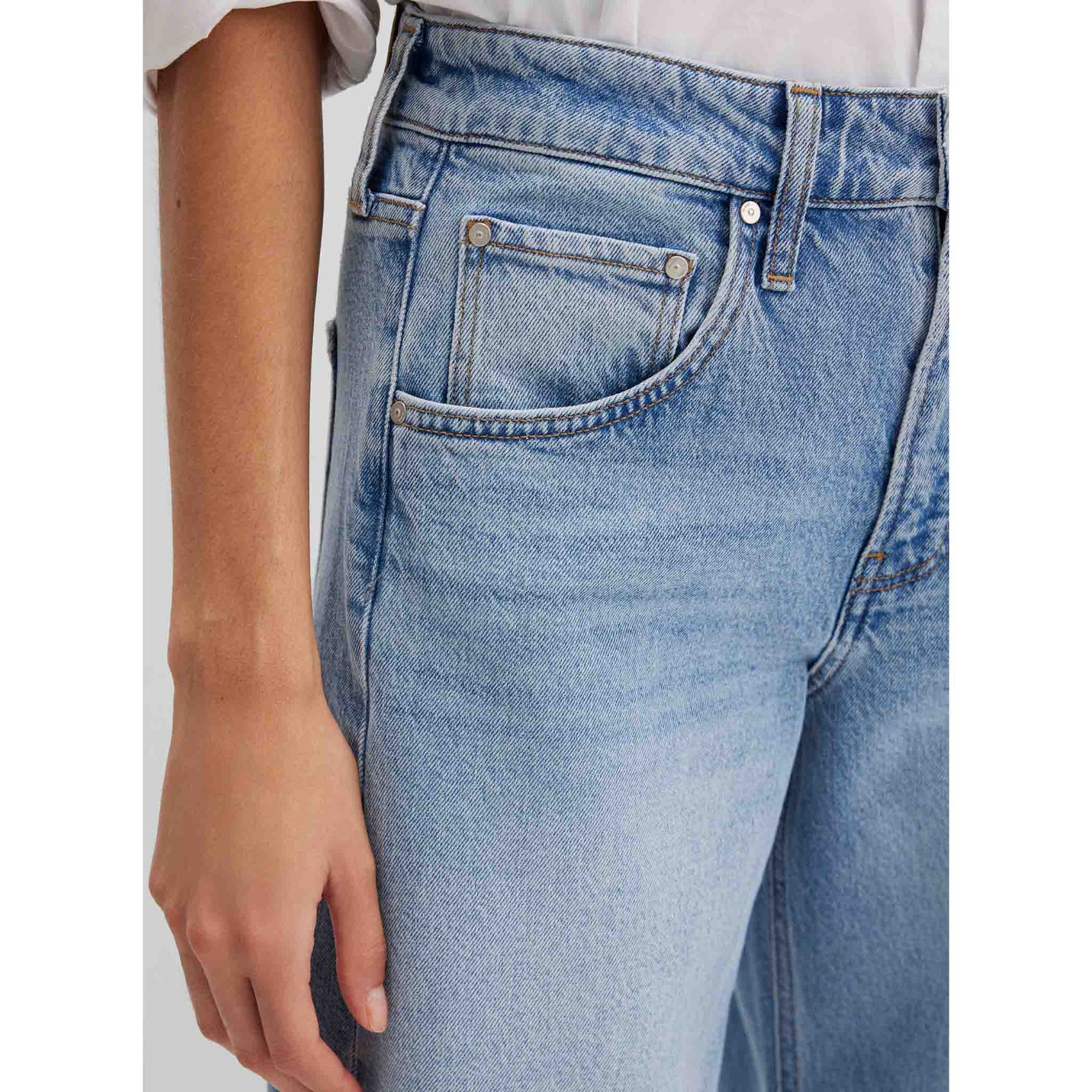 Mavi Jeans Sandra Lt Brushed, tall jeans voor lange vrouwen, vooraanzicht