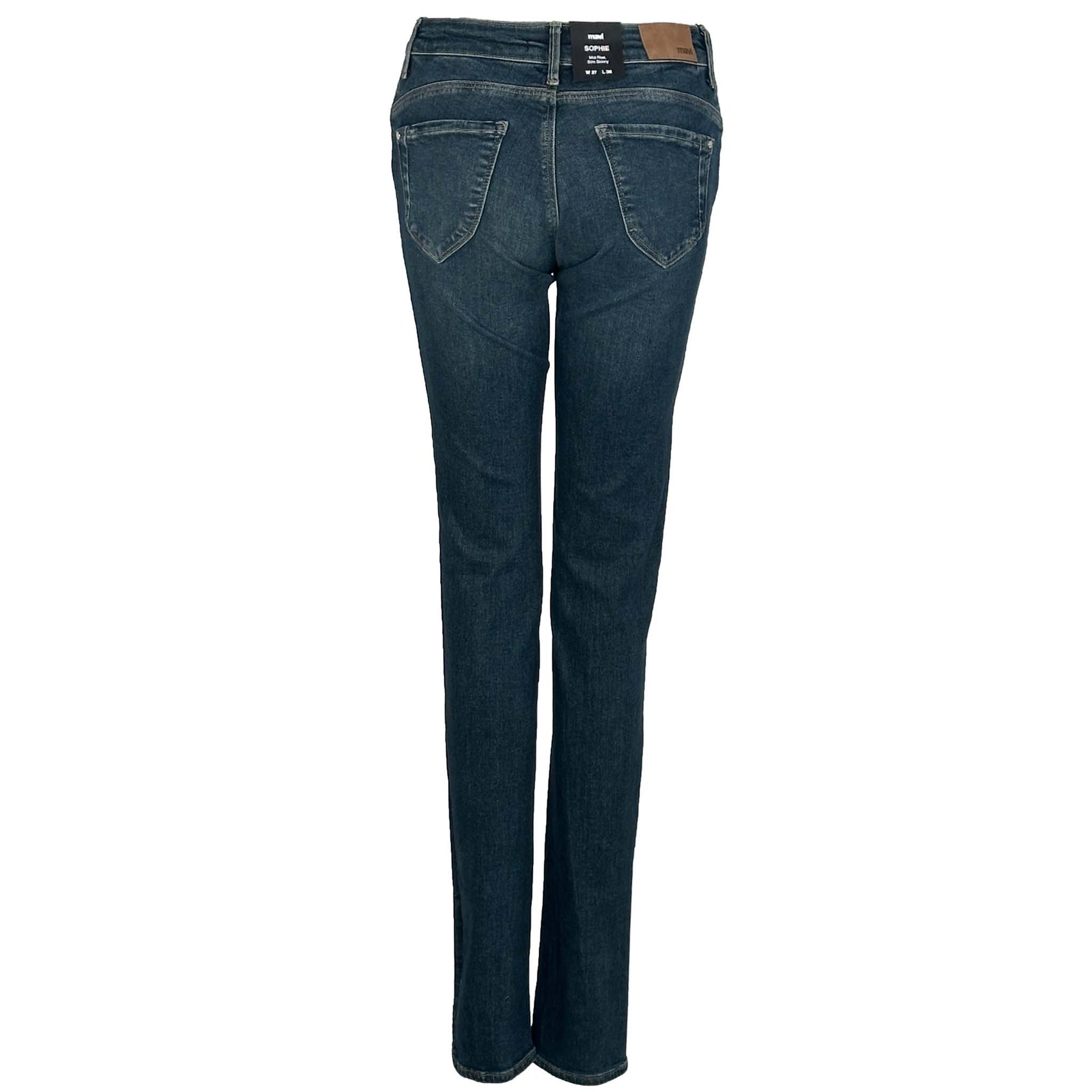 Mavi Jeans Sophie Deep Brushed Glam, jeans in tall met lange benen, achteraanzicht