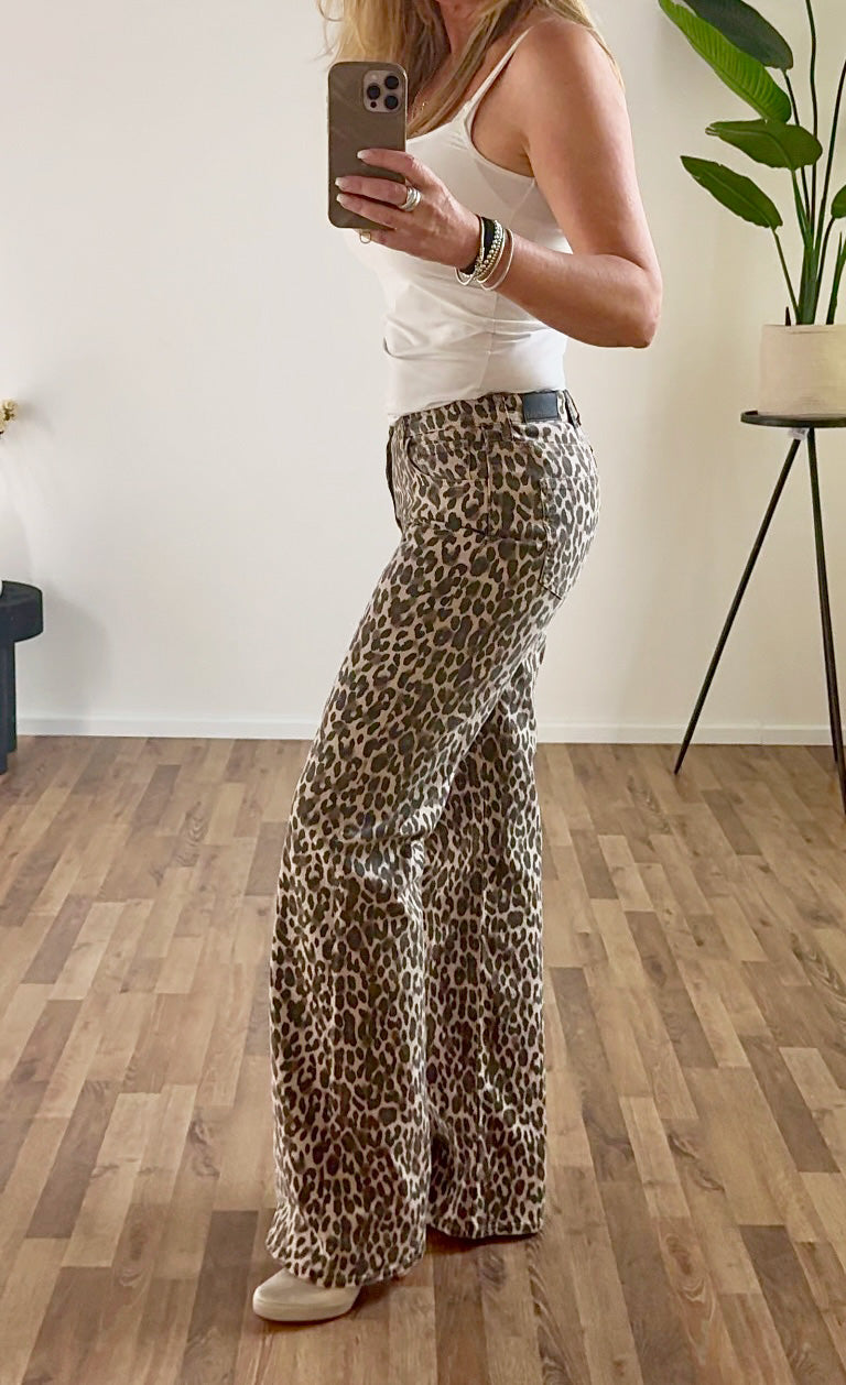 Mavi jeans tall lengtemaat 36 Malibu Leopard model an