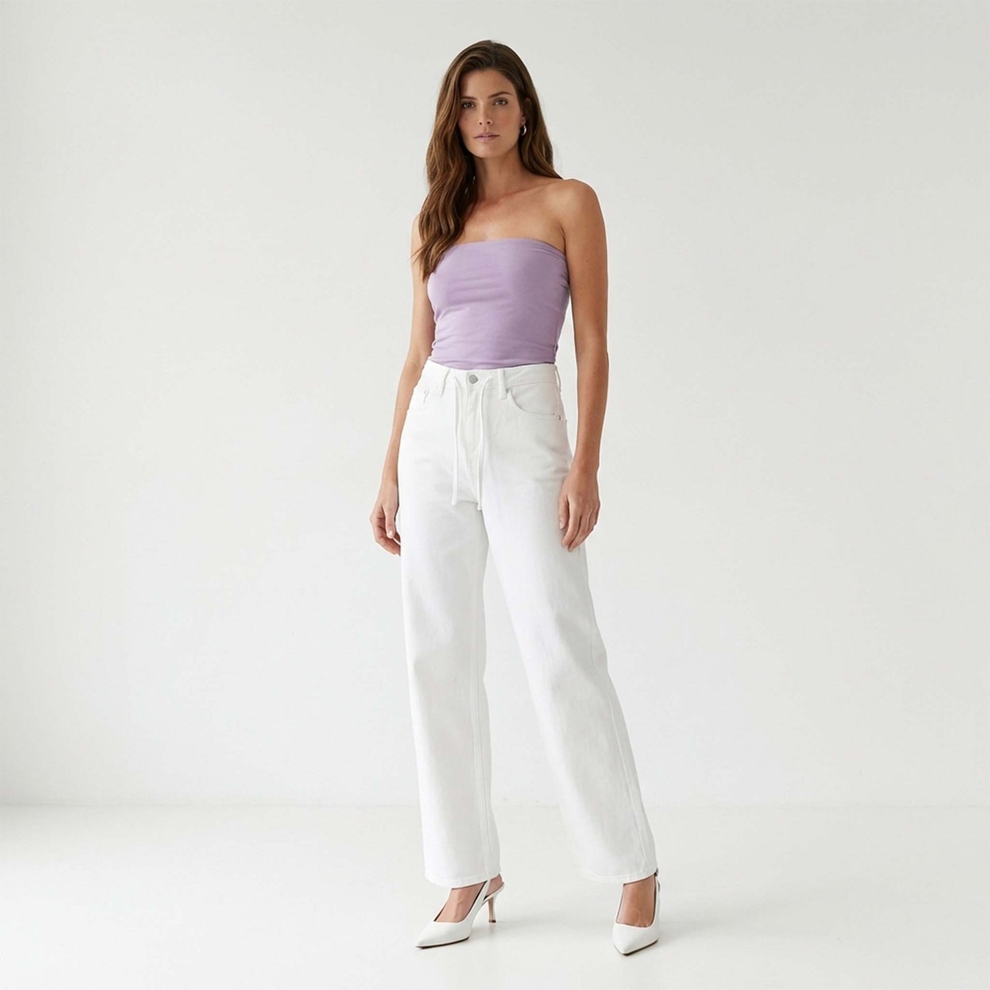 Mavi Jeans Nella White Str | Tall
