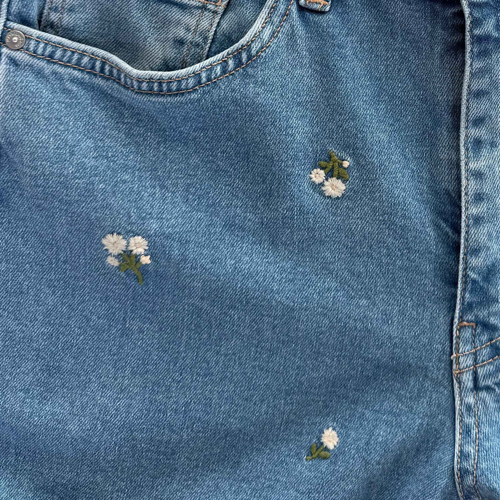 Mavi Jeans New York Mid Bloom, tall jeans voor lange vrouwen