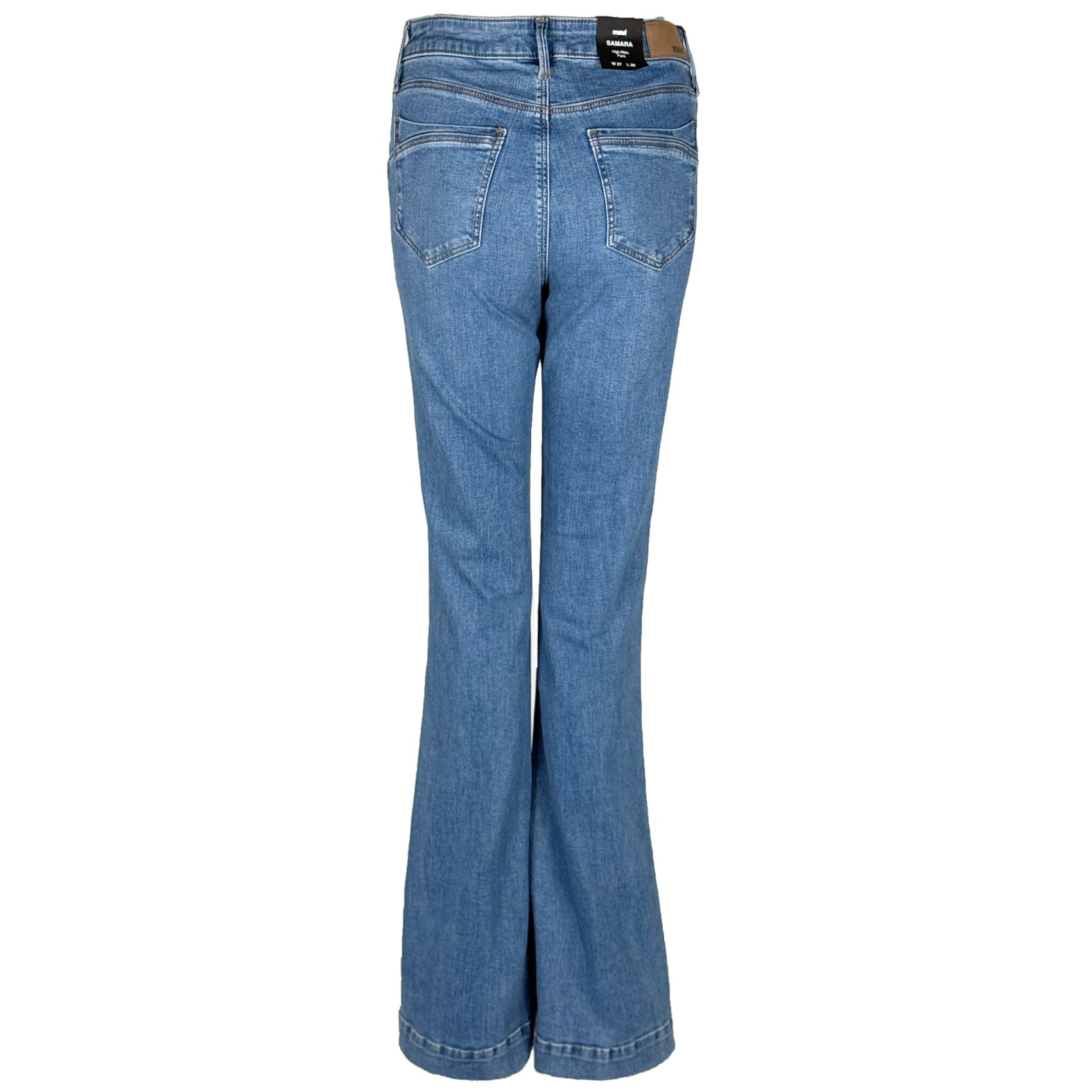 Mavi Jeans Samara Mid Shaded Glam, jeans in tall met lange benen, achteraanzicht