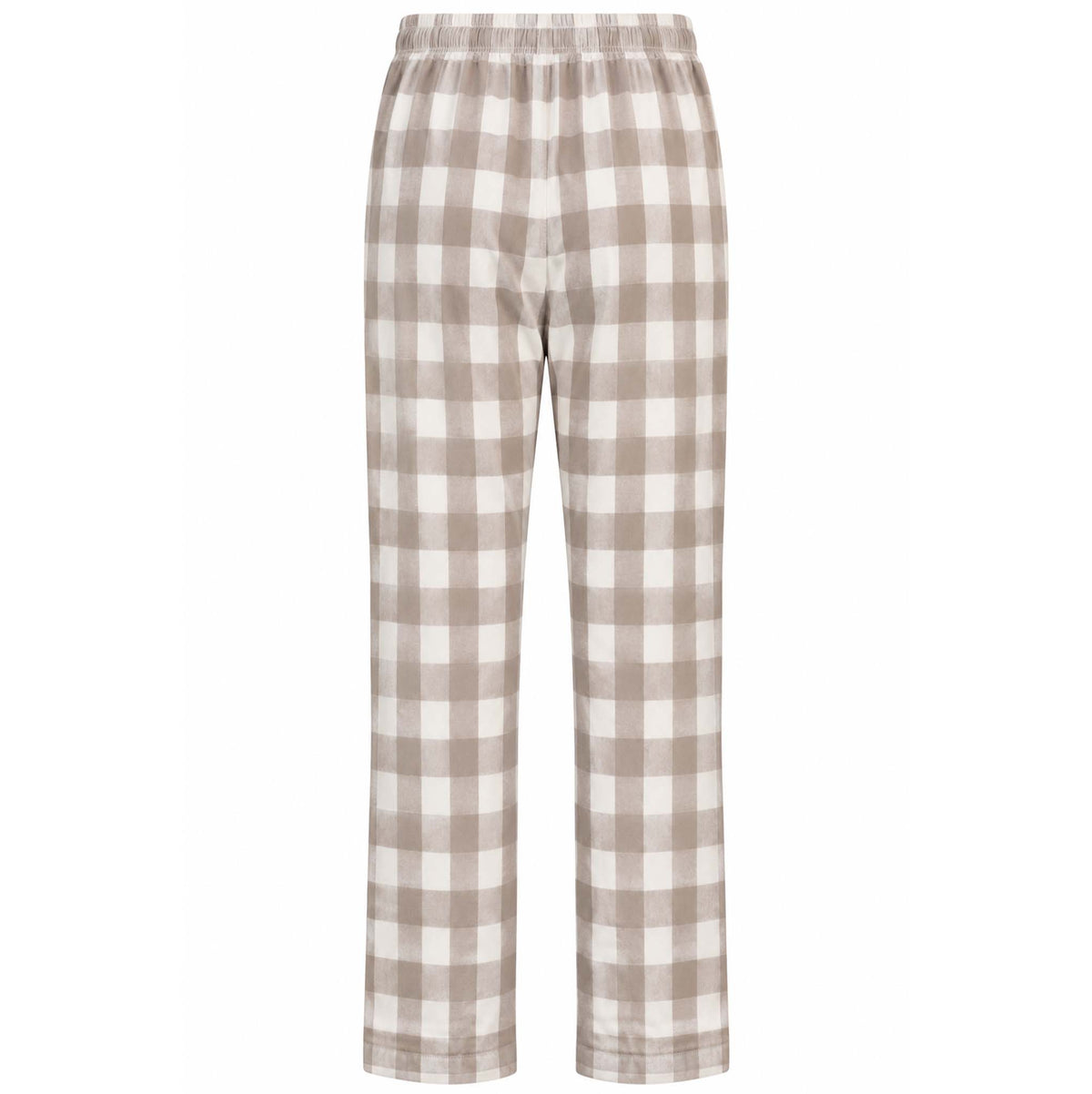 Longlady Pyjamabroek Puck Check Beige | Tall