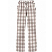 Longlady Pyjamabroek Puck Check Beige | Tall