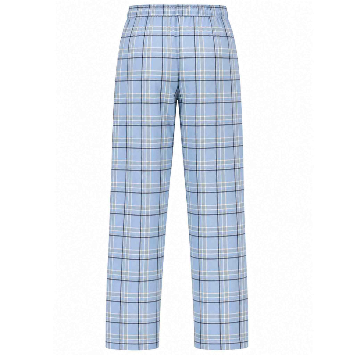 Longlady Pyjamabroek Puck Check Lichtblauw | Tall