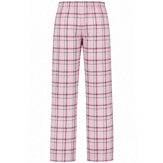 Longlady Pyjamabroek Puck Check Pink | Tall